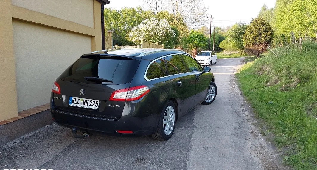 Peugeot 508 cena 35555 przebieg: 279000, rok produkcji 2014 z Miasteczko Śląskie małe 326